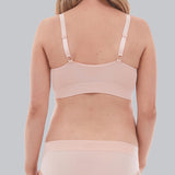Putty Pink Bamboo Maternity Moulded Feeding Crop back