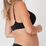 Bamboo Maternity Crop - Charcoal Marle - Ambra Corporation 