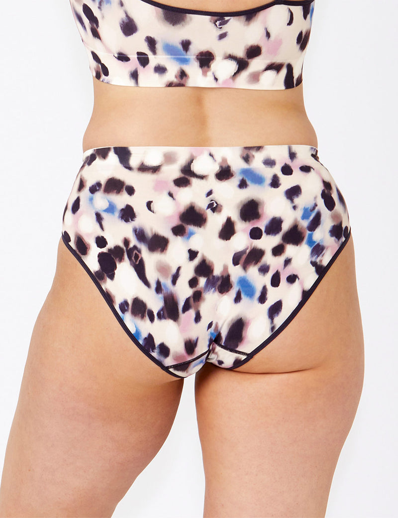 ambra bondi bare hi cut briefs - printed night rain