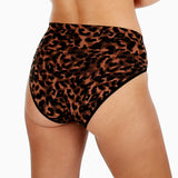 Bondi Bare Seamless Hi Cut Brief - Leopard