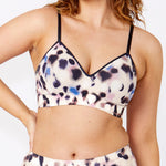 ambra bondi bare padded wirefree bra - printed night rain