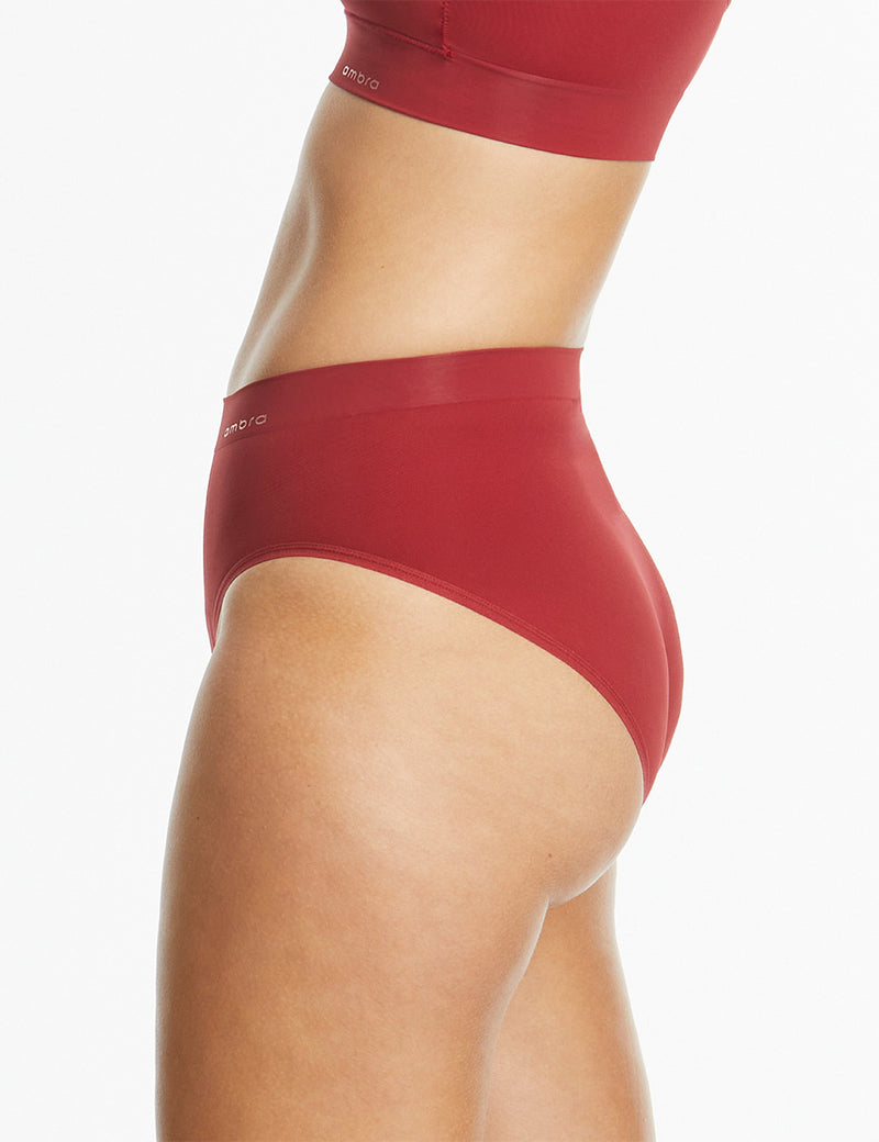 Bondi Bare Hi Cut - Scarlet