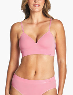 Bondi Bare Padded Longline Bra - Azalea