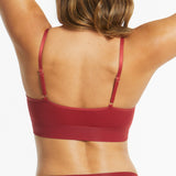 Ambra bondi bare, red bra, wireless bra