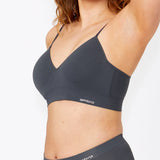 Bondi Bare Padded Longline Bra -Nightshade