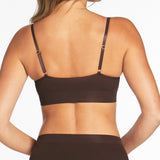 Bondi Bare Padded Longline Bra - Coffee