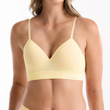 Bondi Bare Padded Longline Bra - Meringue