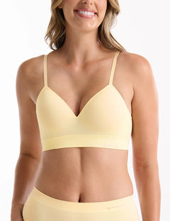 Bondi Bare Padded Longline Bra - Meringue