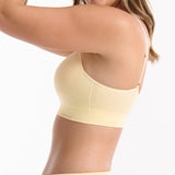 Bondi Bare Padded Longline Bra - Meringue