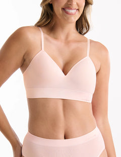 Bondi Bare Padded Longline Bra - Shell