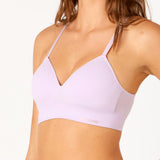 Bondi Bare Padded Longline Bra - Wisteria