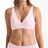 Refined Rib Plunge Bra - Shell