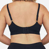Curvesque Support Wirefree Bra- Black