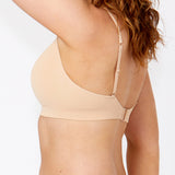 Bare Essentials Recycled Nylon Moulded Wirefree Bra - Rose Beige