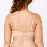 Bare Essentials Recycled Nylon Moulded Wirefree Bra - Rose Beige
