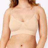 Bare Essentials Adjustable Padded Wirefree Bra - Rose Beige