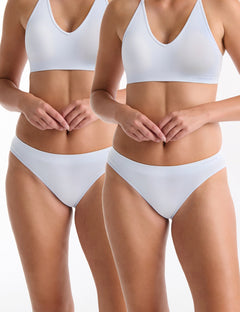 Purebasics Bikini Brief 2 Pack - Aura Blue