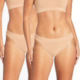 Purebasics Bikini Brief 2 Pack - Nude
