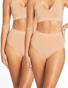 Purebasics Full Brief 2 Pack - Nude