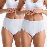 Purebasics Full Brief 2 Pack - Aura Blue