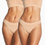Purebasics Modal Seamless G-String 2 Pack - Nude