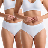 Purebasics Midi Brief 2 Pack - Aura Blue