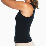 Purebasics Modal Seamless Shelf Bra Tank - Black