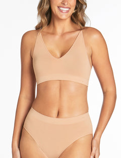 Purebasics Triangle Bralette - Nude