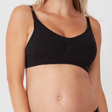 Bamboo Maternity Crop - Charcoal Marle - Ambra Corporation 