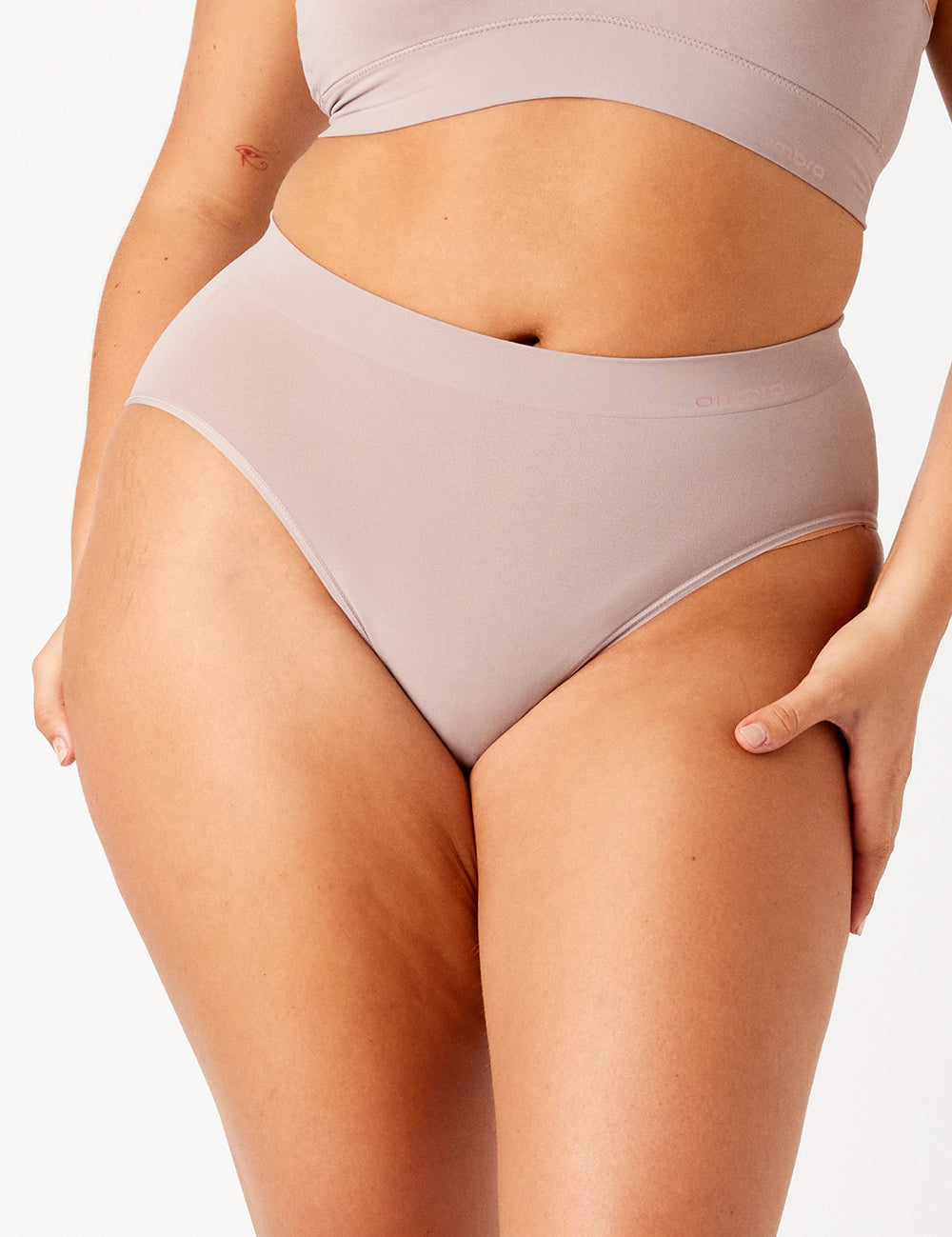 Mushroom Bondi Bare Hi Cut front