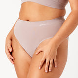 Mushroom Bondi Bare Hi Cut side