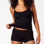 Black Bare Essentials Recycled Nylon Camisole 