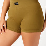 Khaki Ambra Rib It Up Short side