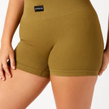 Khaki Ambra Rib It Up Short side