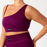 Sangria Ambra Move Asymmetric Crop  side