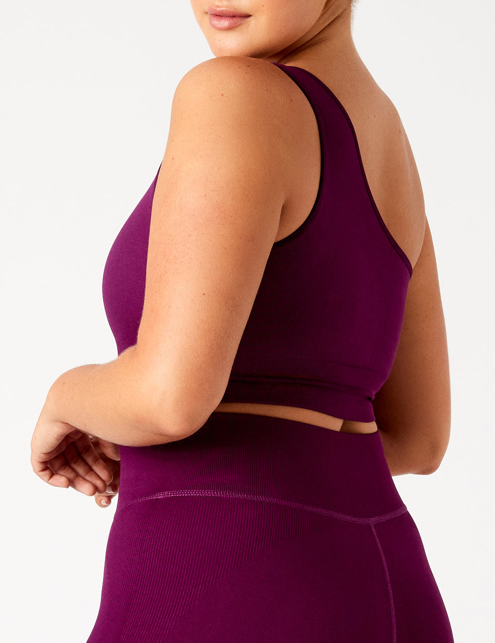 Sangria Ambra Move Asymmetric Crop back