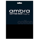 Black Cotton Right Leggings  pack