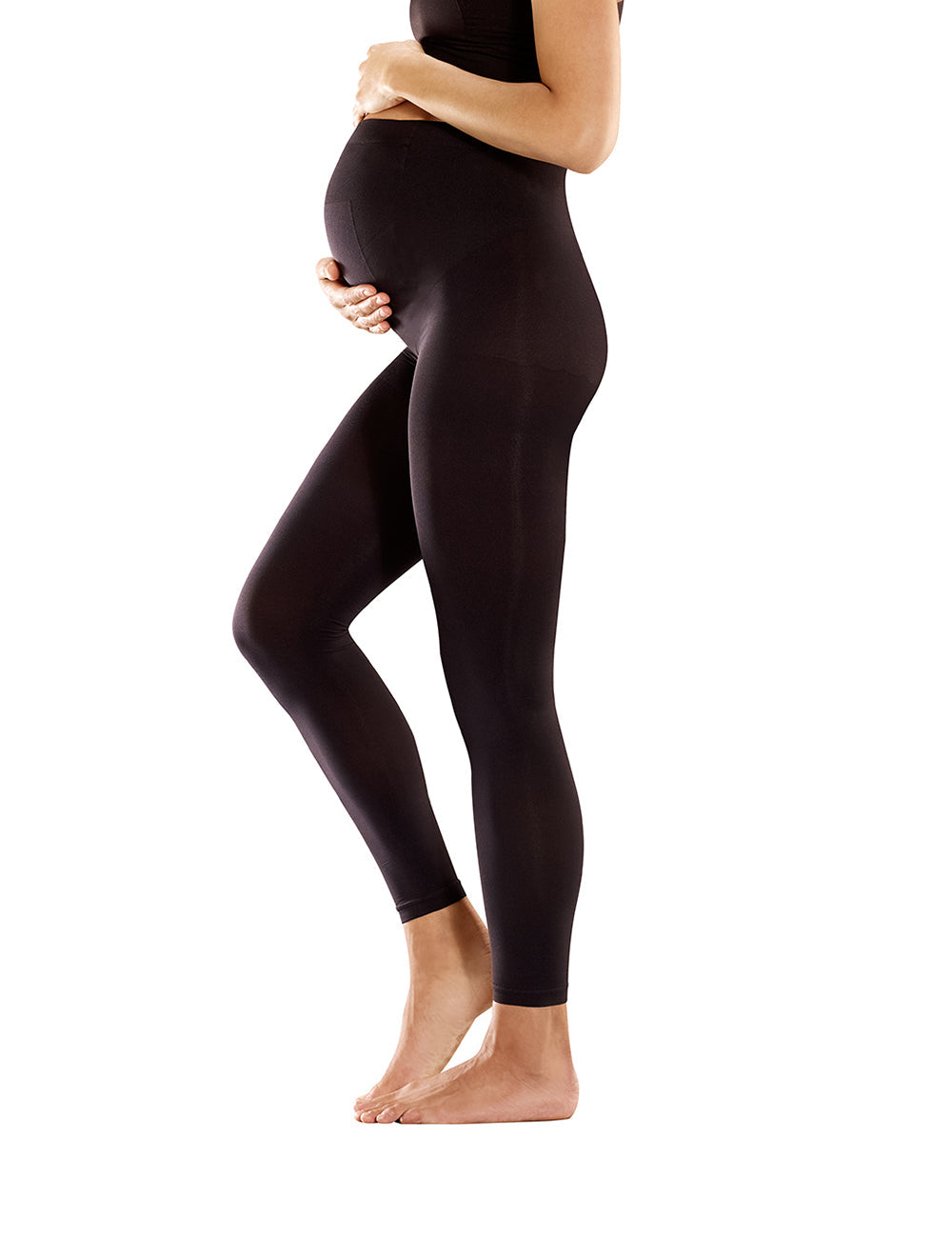 Black 200D Baby Bump Opaque Footless 