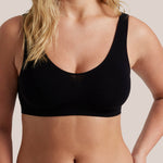 Core Restore Shaper Crop in Black front
