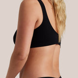 Core Restore Shaper Crop in Black side