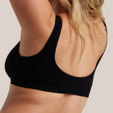 Core Restore Shaper Crop in Black  back