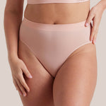 Bondi Bare Hi Cut in Peach Fizz front