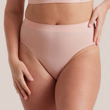 Bondi Bare Hi Cut in Peach Fizz front