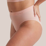 Bondi Bare Hi Cut in Peach Fizz side
