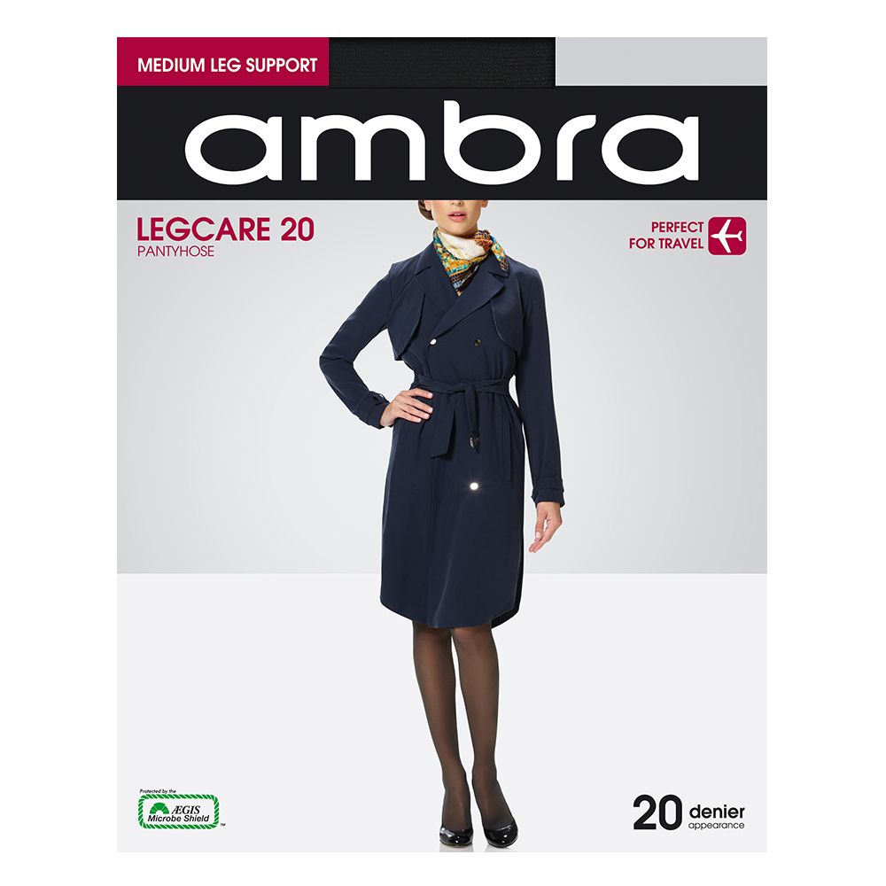 Legcare Support Pantyhose - Black - Ambra Corporation 