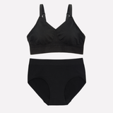 Bare Essentials Mesh Support Wirefree Bra & Brief Set