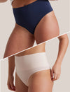 2 Pack Seamless Smoothies G-String in Space Navy and Lemonade