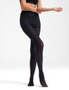 2 Pair Opaque Tight - Navy - Ambra Corporation 