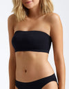 Seamless Singles Padded Bandeau - Black - Ambra Corporation 
