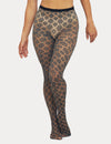 Ambra Folk Net Tight- Charcoal